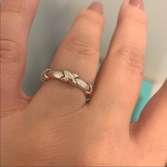 ✨ Sold ✨ Tiffany & Co. X Ring - Size 6 - Picture 5 of 7